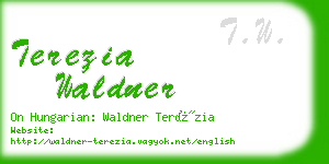 terezia waldner business card